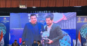 सिविल मंत्रा कंपनी को केंद्रीय मंत्री नितिन गडकरी ने किया इंडियन अचीवर अवार्ड देकर सम्मानित