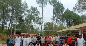 बालीबाल प्रतियोगिता शुरू