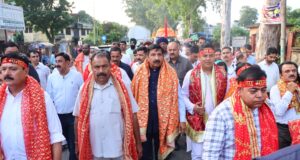 चिंतपूर्णी महोत्सव का भव्य आगाज मुकेश अग्निहोत्री ने किया