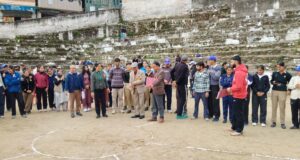 राजकीय महाविद्यालय राजगढ़ में वार्षिक एथलेटिक मीट का आयोजन महाविद्यालय के प्राचार्य डॉ राजेन्द्र वर्मा ने किया शुभारंभ